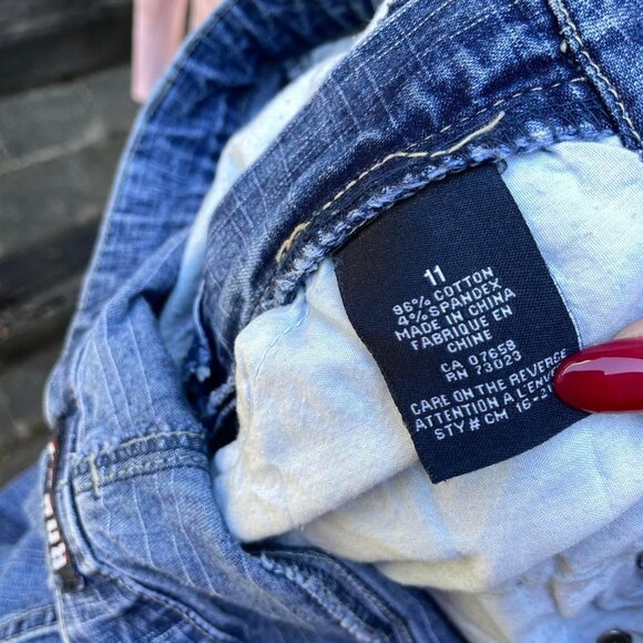 Vintage Y2K Bongo Blue Bootcut Jeans - Picture 6 of 7